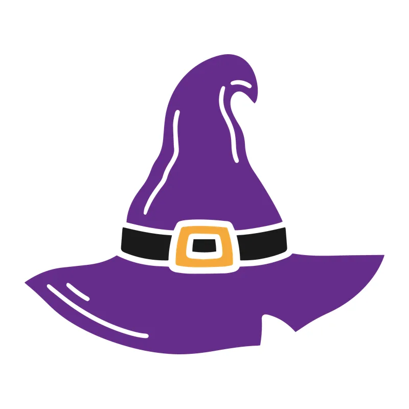 Purple Witch Hat