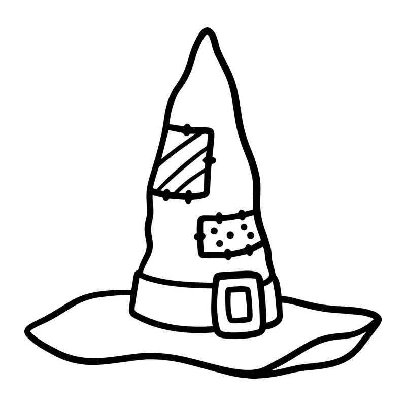 Patched Witch Hat