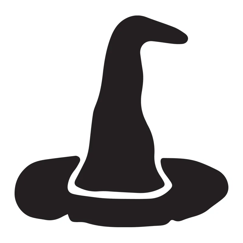 Witch Hat Silhouette