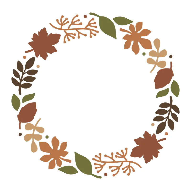 Autumn Leaves Wreath