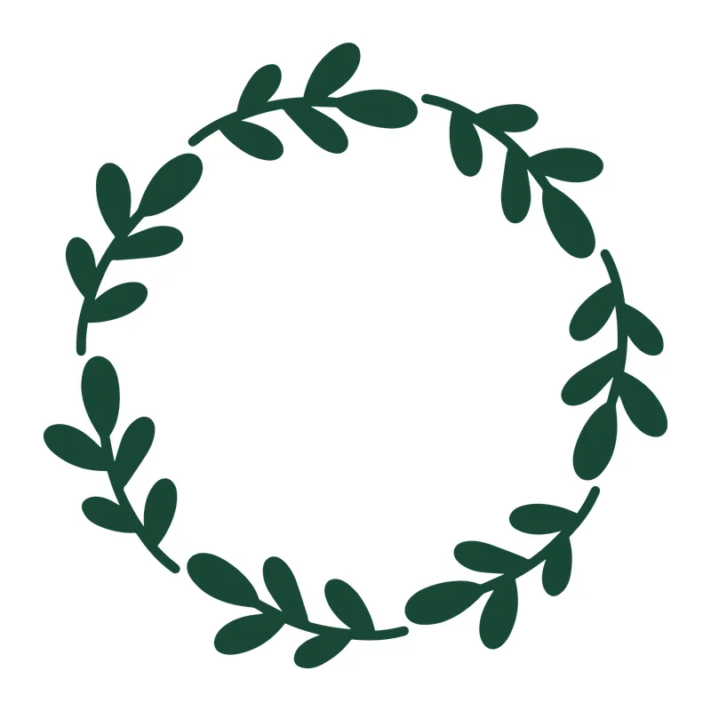 Simple Leafy Wreath